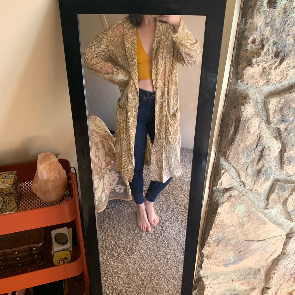 Free People | Multicolor Paisley Duster/Kimono | XS